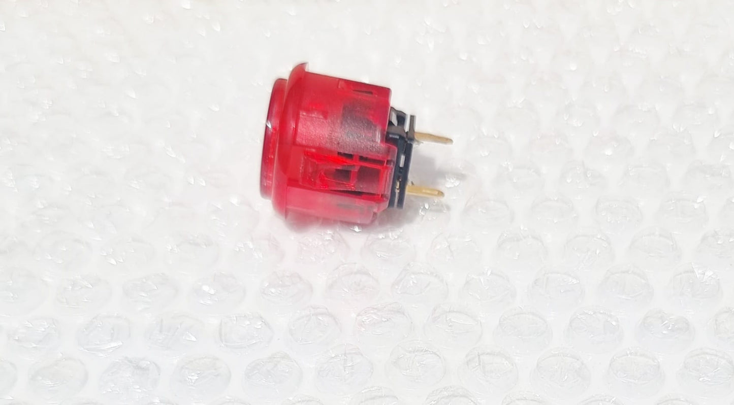 Red 24mm QANBA Gravity KS Mechanical Shafts Silent Pushbutton