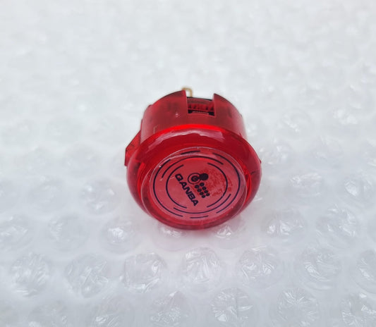 Red 24mm QANBA Gravity KS Mechanical Shafts Silent Pushbutton