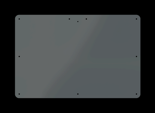 Clear Back Plexiglass for HAUTE42 R16