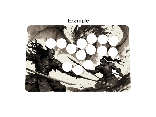 Arcade print and cut custom artwork from europe and the united kingdom to fit your Punk Workshop Controller